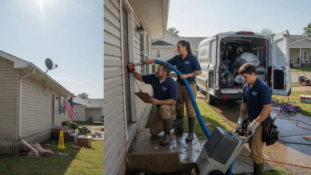 Ceiling Water Damage Restoration in Hope, ME near me